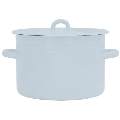 Кастрюля эмалированная 5,5л без рисунка 02/20-1617Н