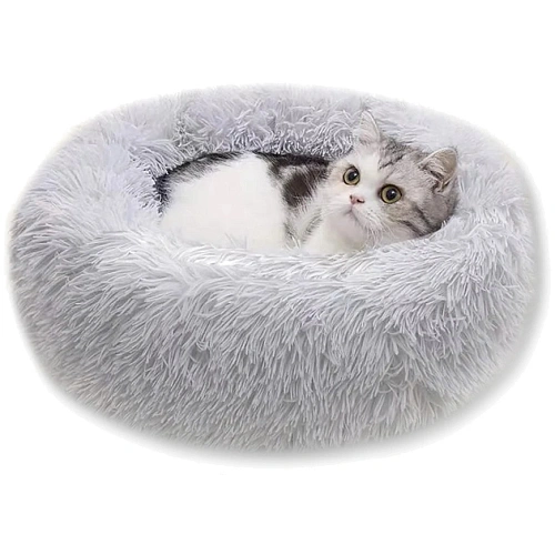 Лежанка для животных круглая Место БРО, цвет серый, d-60см (Лейбл)_8