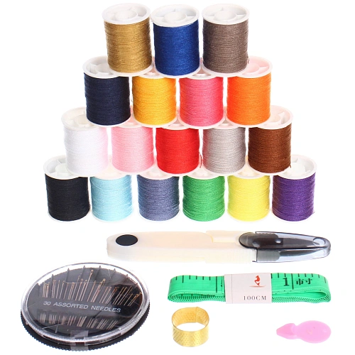 Швейный набор для рукоделия в боксе Favorite Hous , цвет зеленый, 23 предметов, 1356см_4