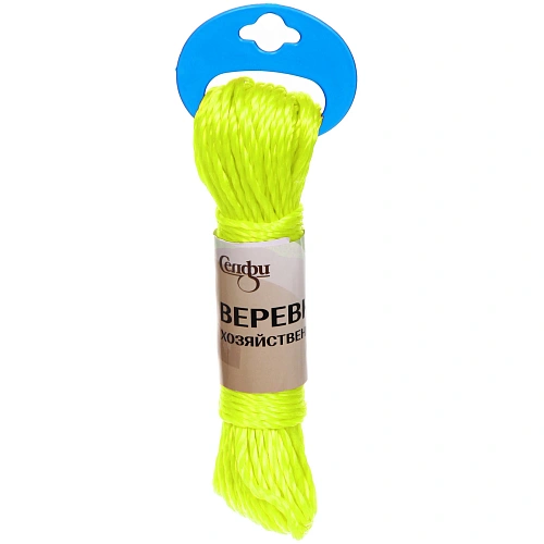 Веревка хозяйственная Селфи, 3 мм, 20 м, микс_11