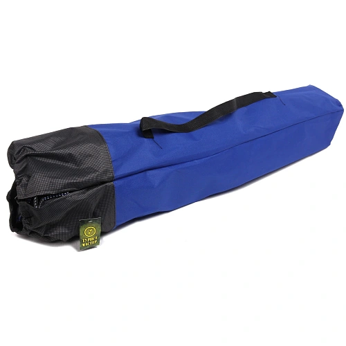 Кресло складное с подлокотниками до 120кг Турист 626395см серо-синее_22