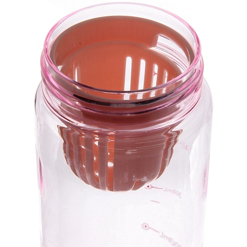 Бутылка питьевая пластиковая 600мл BEST, микс цветов_8