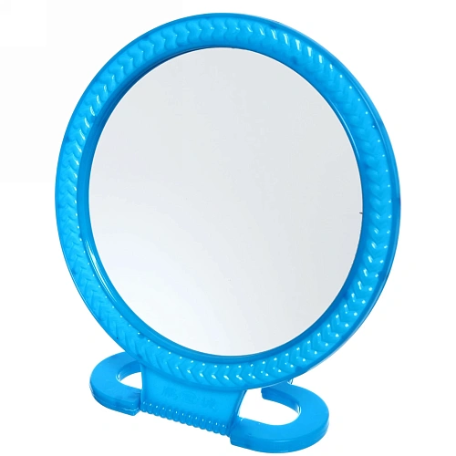 Зеркало настольное в пластиковой оправе Эстетика-сердце круг, подвесное, цвет микс, d-18,5см_3