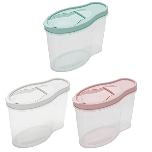 Контейнер пластиковый пищевой "Альто" 1,4л для сыпучих продуктов в ассортименте С282