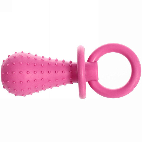 Игрушка для собаки Bubble gum-Соска 9,5см цвет розовый Ultramarine_3