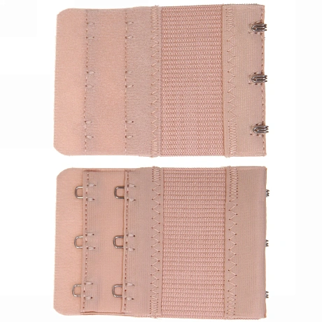 Расширитель для бюстгальтера, цвет бежевый, 3 крючка, 5,5*8см