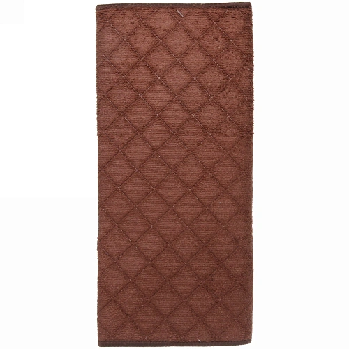 Коврик для сушки посуды 3850см Ромбы коричневый_3