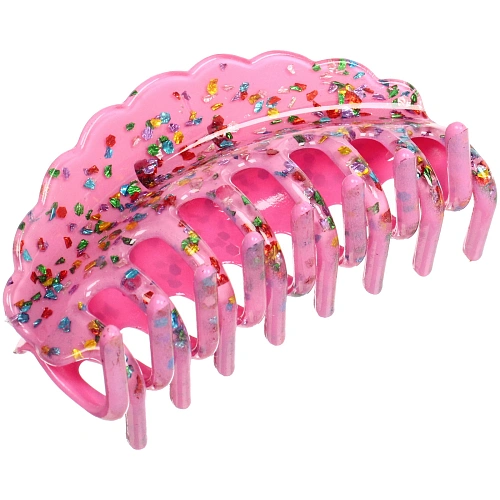 Заколка - краб для волос AKS - VIENTO, микс 6 цветов, волна, 104,5см _11