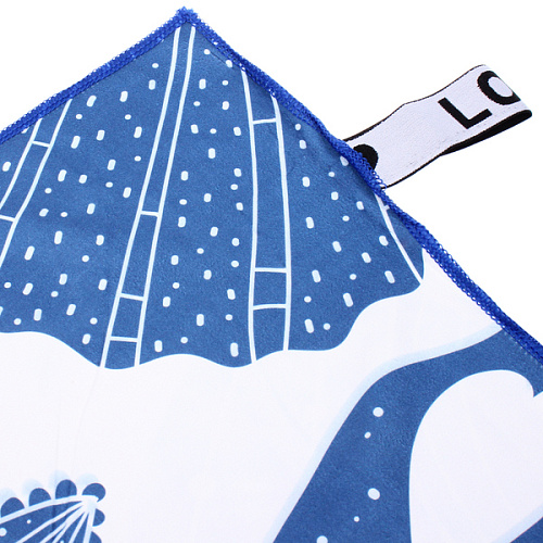 Полотенце пляжное 80160 см RESORT - Ракушки, микрофибра, 200 грм2_5