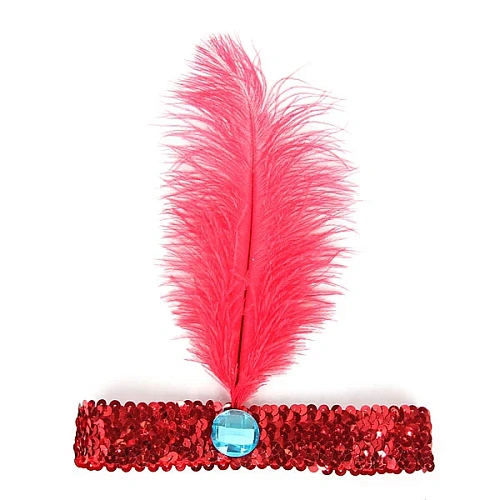 Карнавальный аксессуар полоска на волосы Леди чарльстон 523-1_25