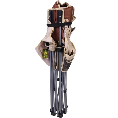 Кресло складное 2 в 1 до 100 кг DC-8077, 835511085 см, цвет бежевый, Турист Мастер_7