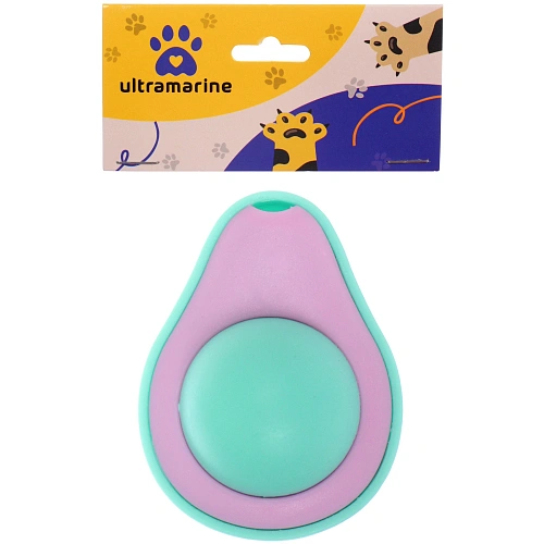 Игрушка для кошек мячик Счастливый хвост!, цвет фиолетовыйзеленый, 64,6см_5