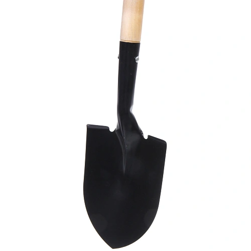 Лопата штыковая 70см деревянный черенок с V-ручкой ДоброСад_4