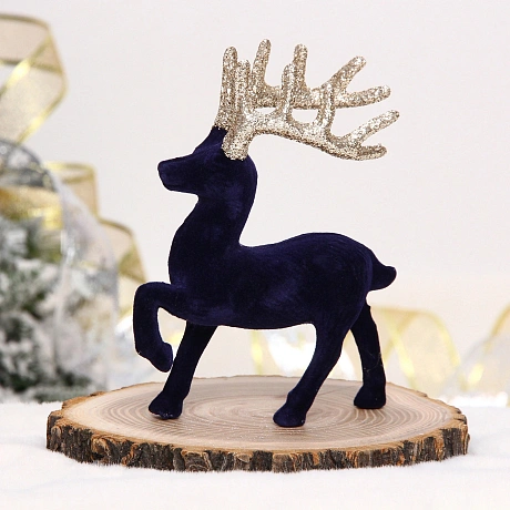 Фигурка новогодняя "Зимний олень" 9.5*4.5*12 см, Сапфир
