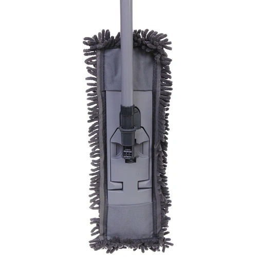 Швабра Селфи с насадкой из микрофибры, насадка 100гр ,букли Gray _6