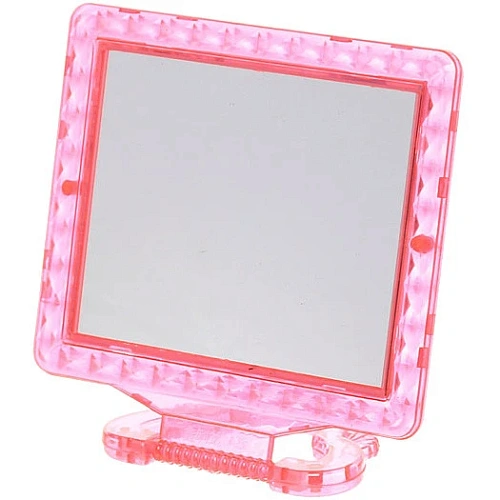 Зеркало настольное в пластиковой оправе Классика - Ромбы прямоугольник, подвесное 13,511см_6