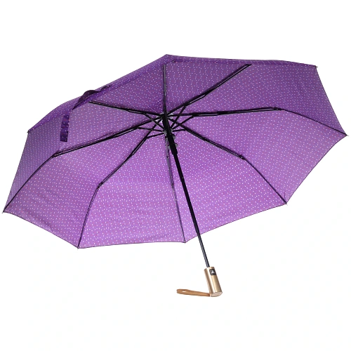 Зонт женский полуавтомат Флора, цвет микс, 8 спиц, d-100см, длина в слож виде 30см_24