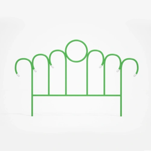 Заборчик садовый "Восход" 45*73*365см (5 деталей)