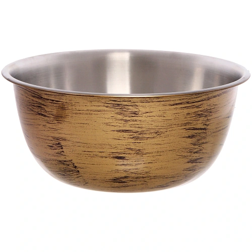 Салатник из нержавеющей стали 3013см цвет Антик_2