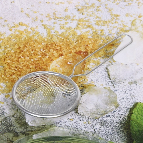 Сито металлическое 8 см с ручкой _6