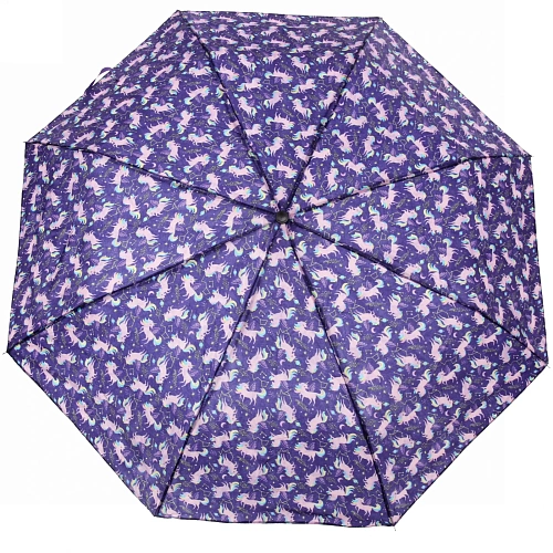 Зонт женский механический Ультрамарин - Цветы, микс 5-7 расцветок, 8 спиц, d-97см, длина в слож виде 24см   _24