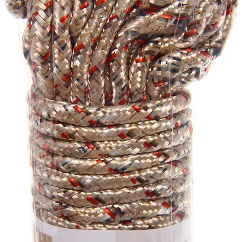 Веревка бельевая, хозяйственная плетённая Селфи, 4 мм, 15 м, микс _3