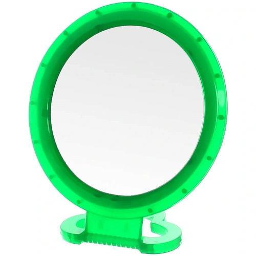 Зеркало настольное в пластиковой оправе Удобное круг, подвесное d-16,5см (Стикер на минивложение15шт)_9