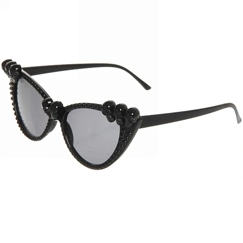 Очки карнавальные Страшное очарование (микс серебро и черный)_10