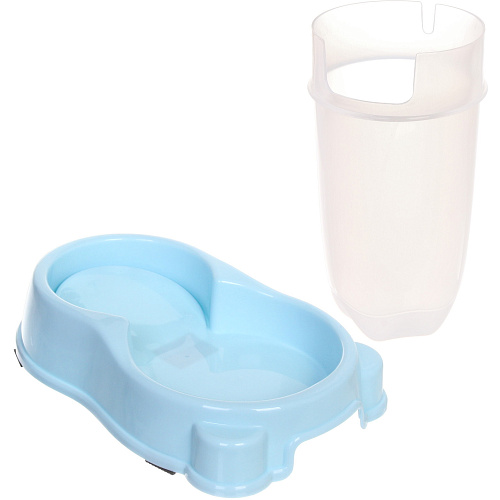 Автокормушка пластиковая Колор-Один дома 27,517,5725см 1,2л цвет нежно-голубой_4