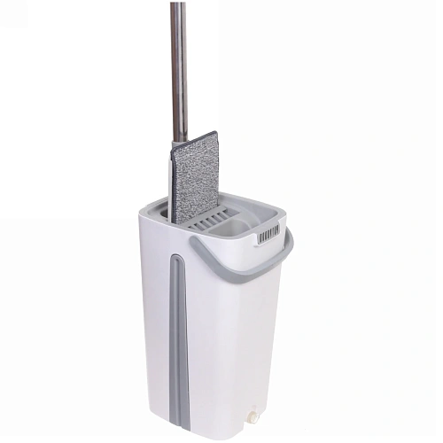 Набор для уборки Селфи Клио (ведро с отжимом, швабра, две насадки) в цветной коробке 264_14