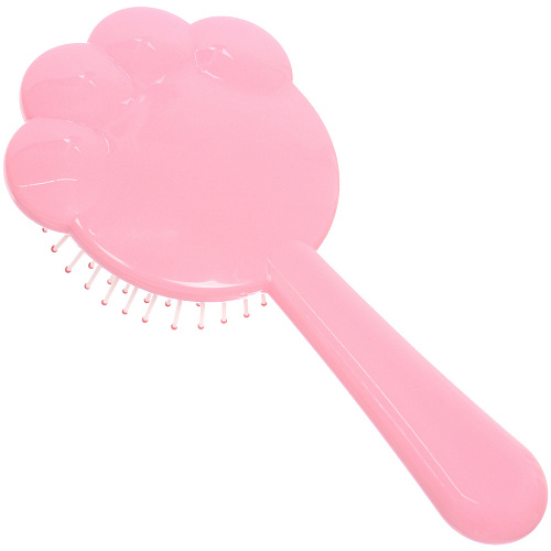 Расчёска массажная детская ЛАПОЧКА, цвет пудровый, 17891см (коробка PVS)_3
