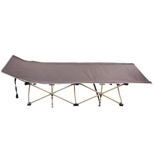Раскладушка кемпинговая складная 1886645 см, серый_3
