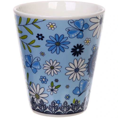 Кружка керамическая 350мл Летние узоры, микс цветов_8
