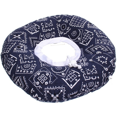 Воротник ветеринарный на кулиске ЛЮБИМЫЙ БРО, классика, р L, окружность шеи 20-32см (лейбл)_3