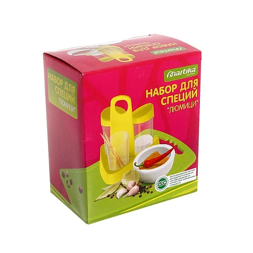 Набор для специй Люмици белый С586БЕЛ (Белый)_2