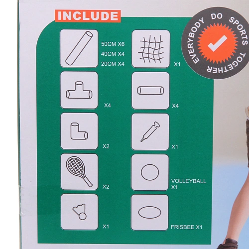 Набор игровой 3 в 1 ZG270-258 сетка с подставкой 1609045 см, 2 ракетки,волан,мяч,тарелка,насос_7