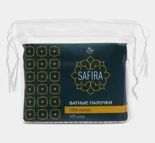 Ватные палочки SAFIRA 100шт пакет