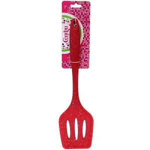 Лопатка кухонная силиконовая "Bon appétit" с прорезями