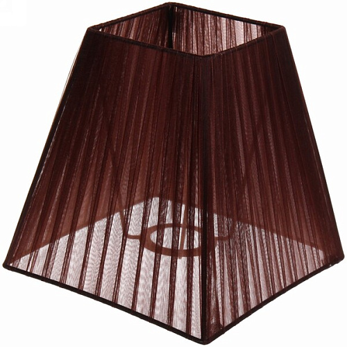 Светильник  Классика 81752-1 h-35см (615-114)+ абажур коричневый квадратный (999-004)  (220В, Е27, выклвкл, 40 Вт)_13