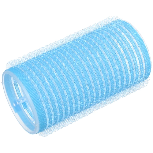 Бигуди липучки, 6шт, однотонные, голубой, d-3см_3