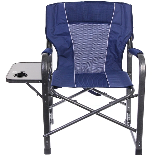 Кресло складное с подлокотниками до 100 кг SJ-0053, 526292 см, цвет синий, ТуристМастер_18