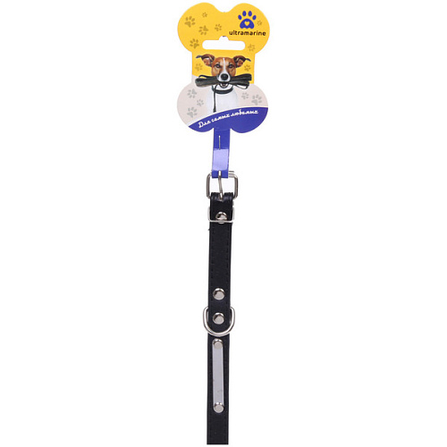 Ошейник для собак 1,537см Bobby цвет черный Ultramarine_3