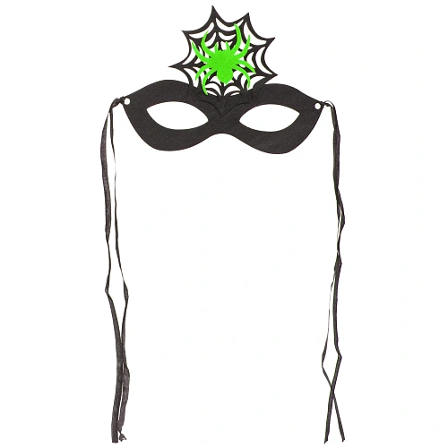 Маска карнавальная Helloween - Паутина, микс_10