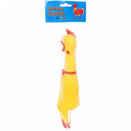 Игрушка для собаки Курочка 31см с пищалкой_6