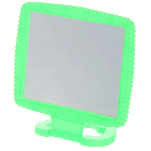 Зеркало настольное в пластиковой оправе Резная рамка прямоугольник, подвесное 1310,5см _15