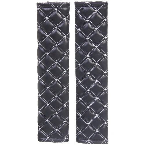 Накладка на ремень безопасности HJ-F002, 2 шт., черный-белый