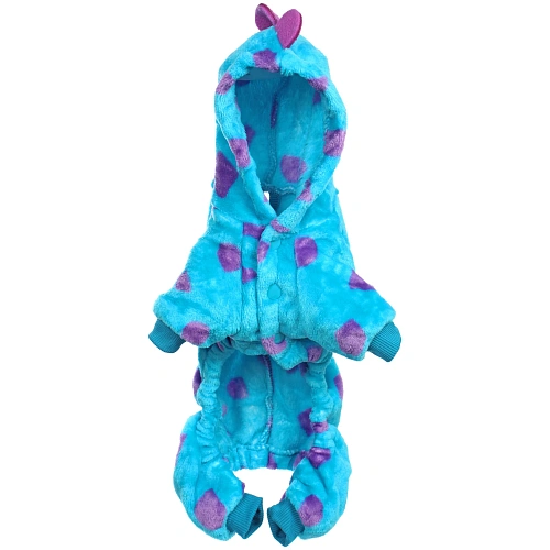 Комбинезон зимний для мелких и средних пород собак DOG DINO, цвет голубой, размер S_7