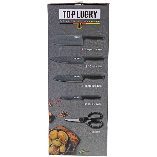 Набор ножей SHEF 6предметов (4ножа+ножницы+подставка)_10