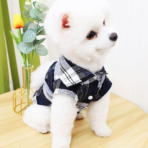 Кофта - рубашка фланелевая для мелких пород собак и кошек BRO Style, цвет черный, р 3XL_8