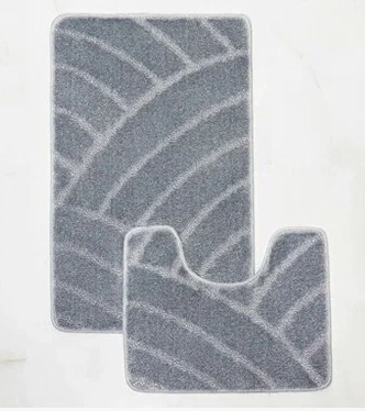 Комплект ковриков для ванной и туалета My Crystal 60*100 и 50*60 Модерн классик,серый